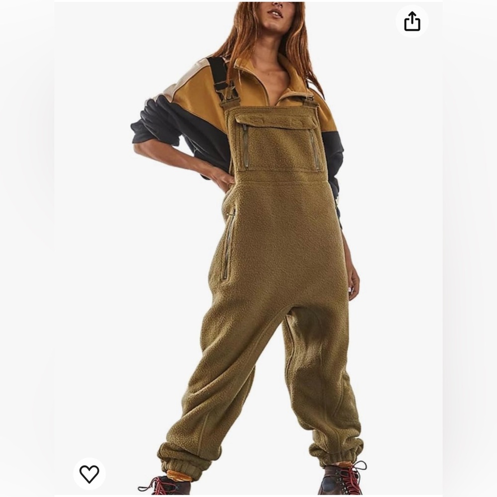 Women’s Fleece Overall Jumpsuit *BRAND NEW* size small